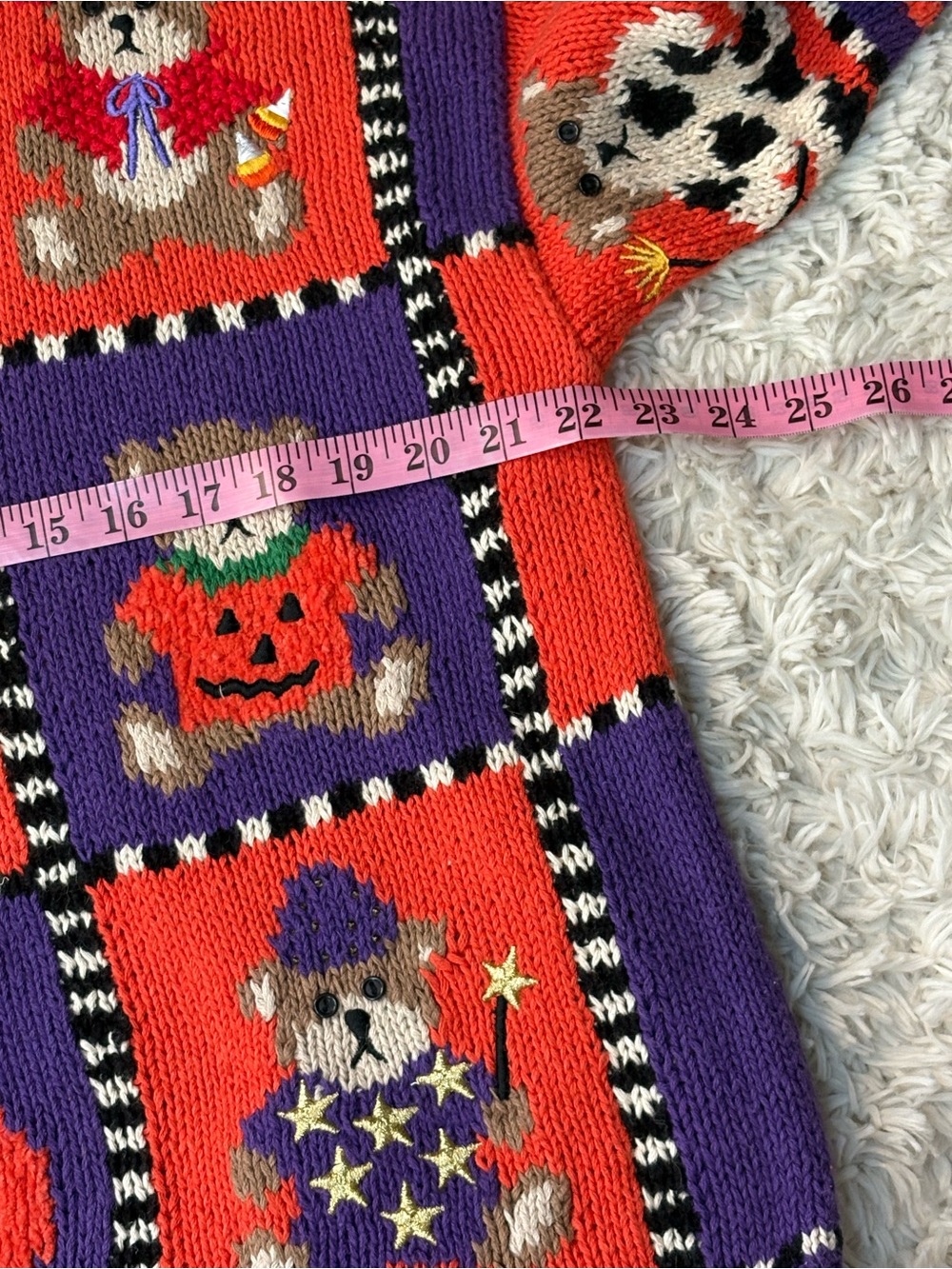 Vtg Marisa Christina Turtleneck Sweater Haul Out the Halloween - Picture 5 of 7